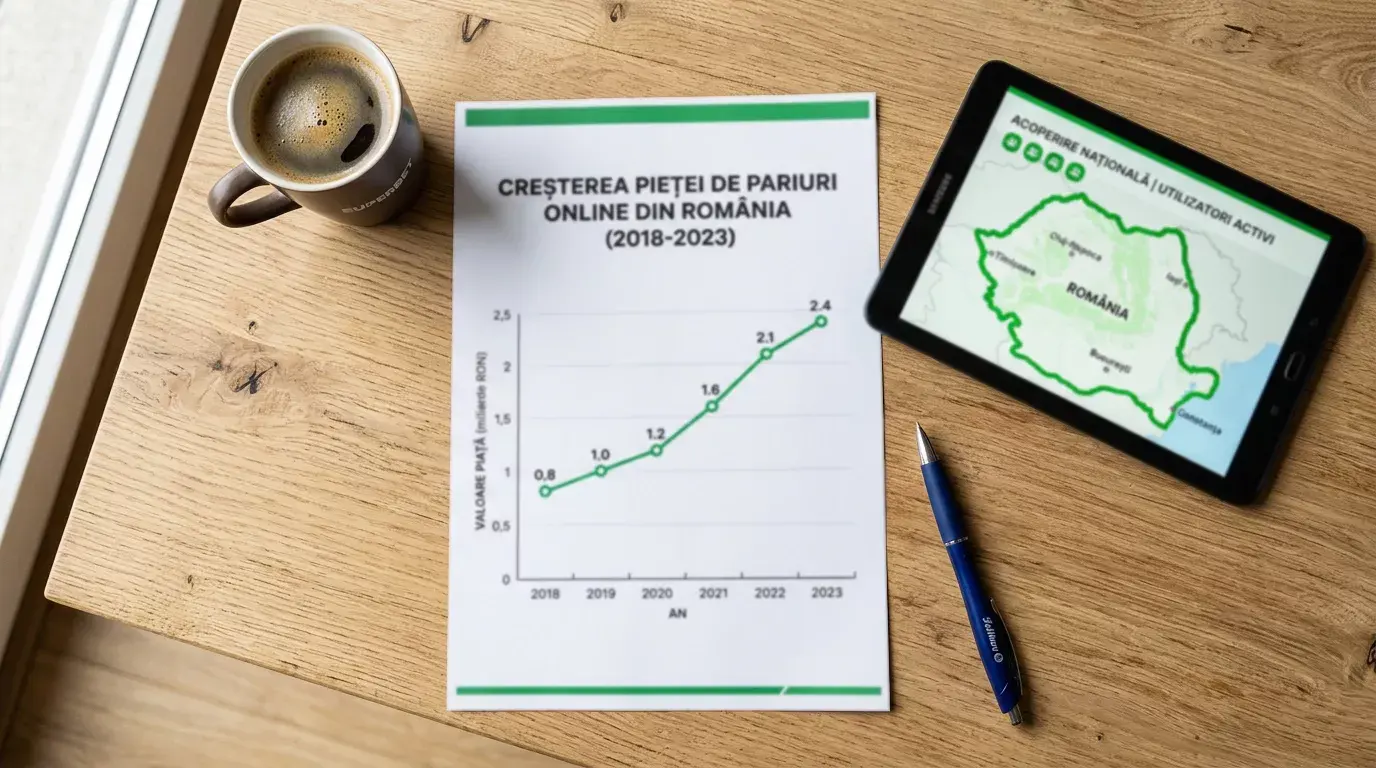 Piața iGaming din România și creșterea portofelelor digitale pentru pariuri sportive